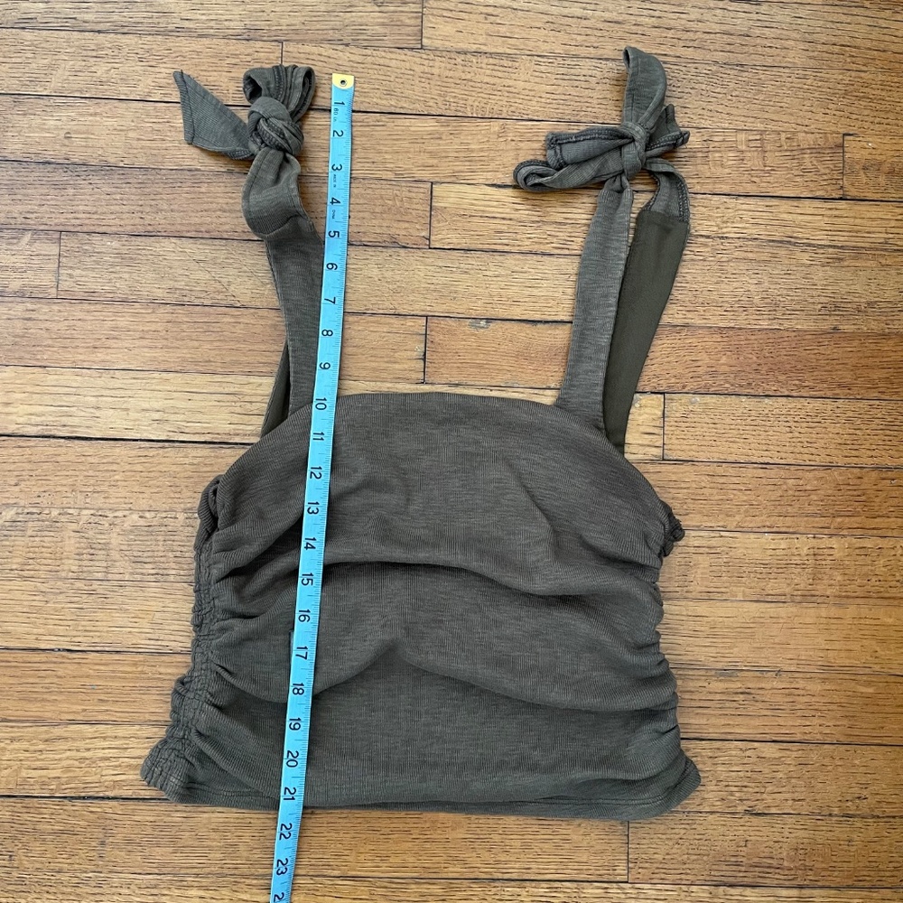 Free People Boulevard Tank Ruched Tie Strap - Picture 5 of 8